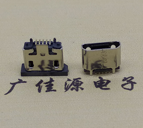 MICRO USB立貼連接器