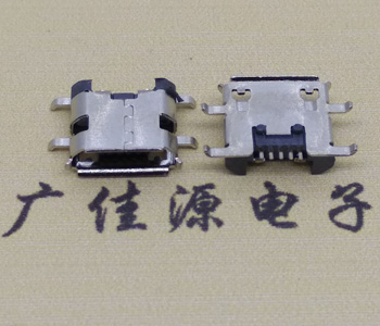 MICRO USB 反插B型母座,四腳插手機(jī)尾插接口