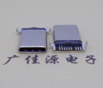 貼片usb type c公頭連接器,半插半貼U盤type c插頭