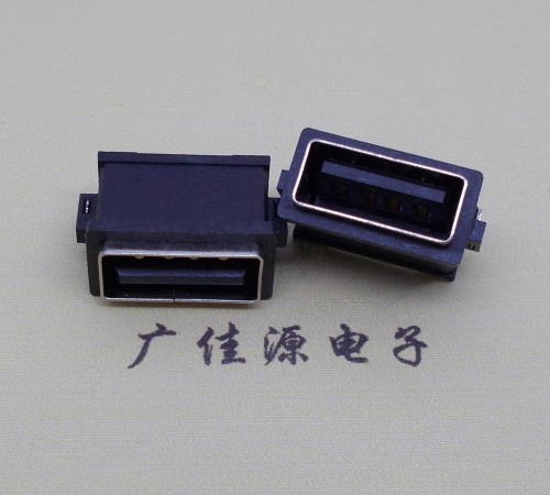 usb2.0立式防水母座直插4pinA口型防水IP67級