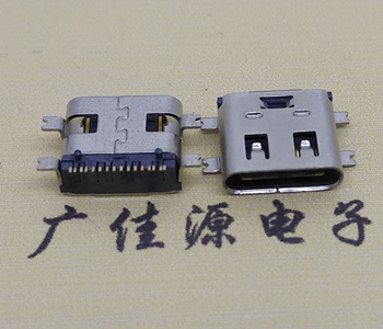 type-c16p母座全貼帶彈片連接器