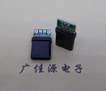 插針測試全塑. type-c24pin插頭接口.夾板0.8充電帶數(shù)據(jù)公頭