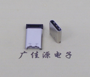 TYPE-C24P夾板式公頭超薄鉚壓和拉伸款 可夾0.7mm厚度PCB板 USB-C連接器數(shù)據(jù)音頻充電口