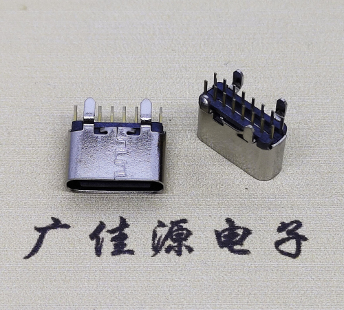 USB 3.1TYPE C16Pin引腳直插母座